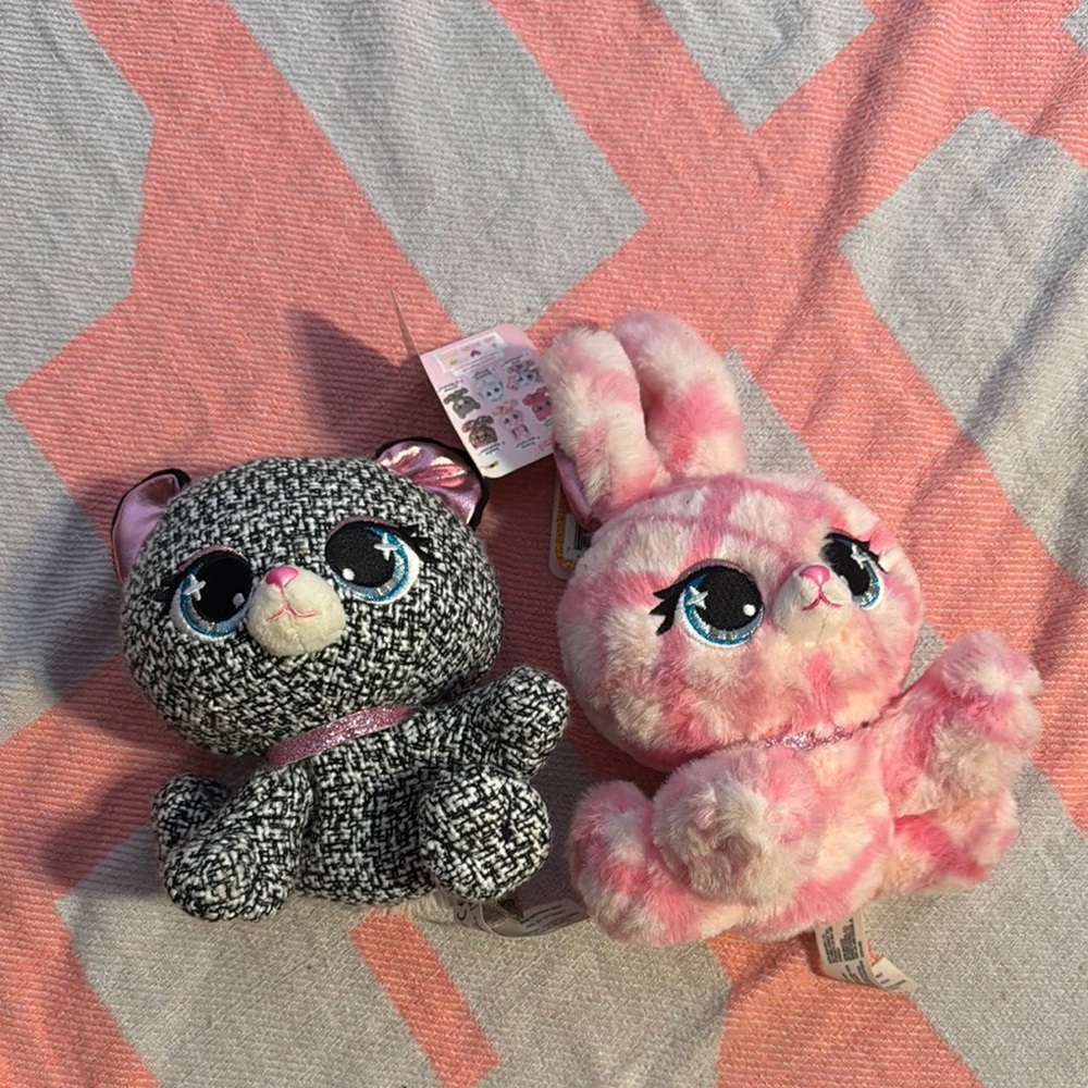Plush Pets Fashionistas — Khloe O’Bearci & Trixie Karrats, Set of 2 w/ Tags